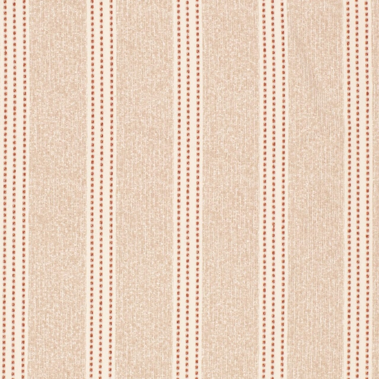 Brown Orange Rust Performance Grade Pet Friendly Woven Stripe Pattern Upholstery Fabric by The Yard - SKU: Abigail Clay